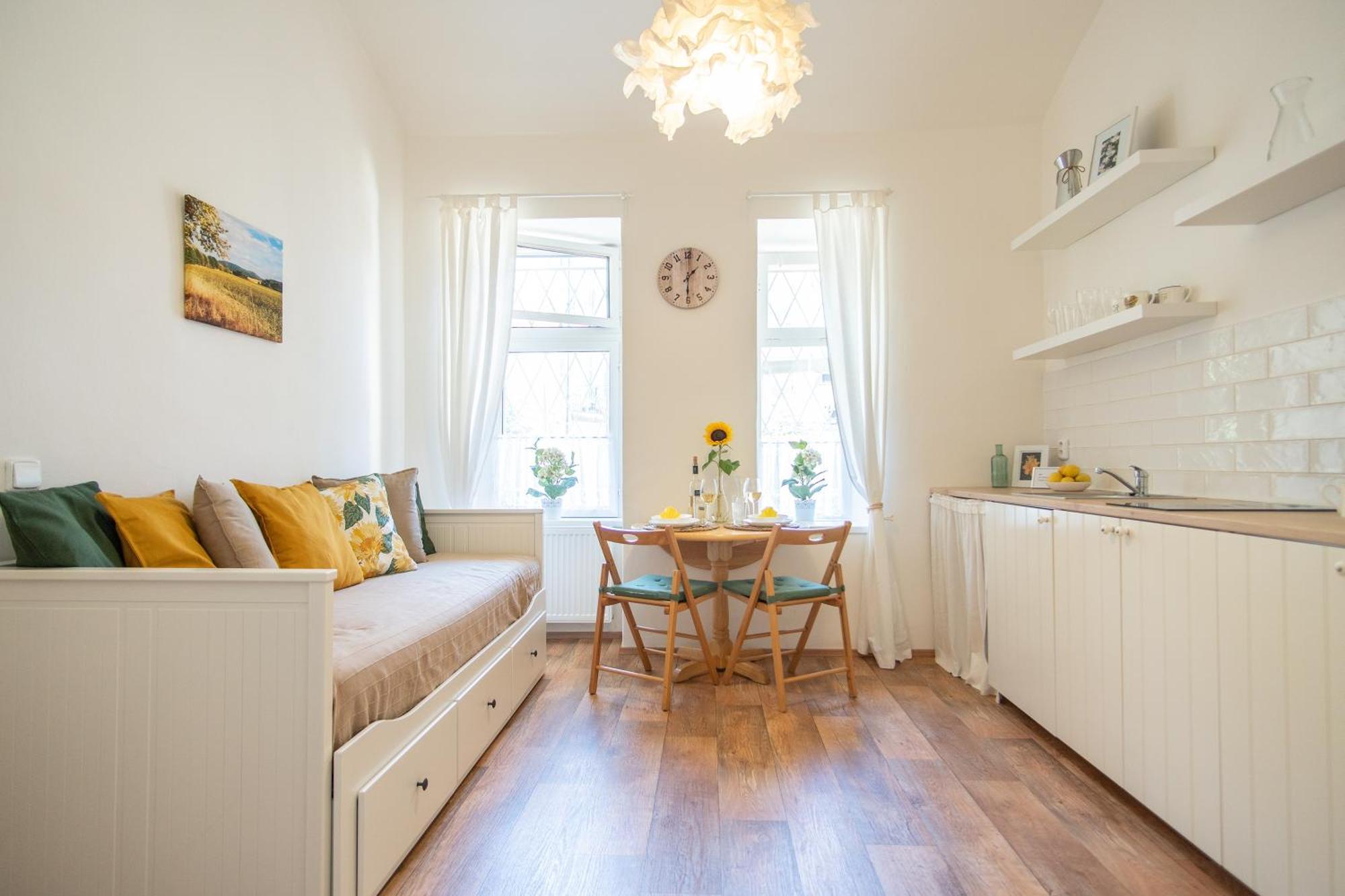 With Double Bed In Zizkov - Shared Bathroom Kwatera prywatna Praga